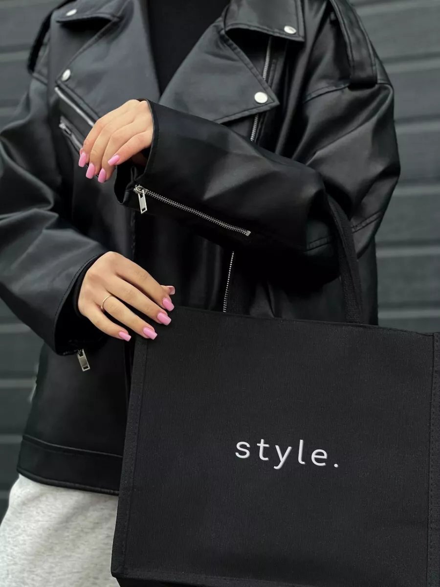 Сумка шоппер Bolso de Senora экокожа черный
