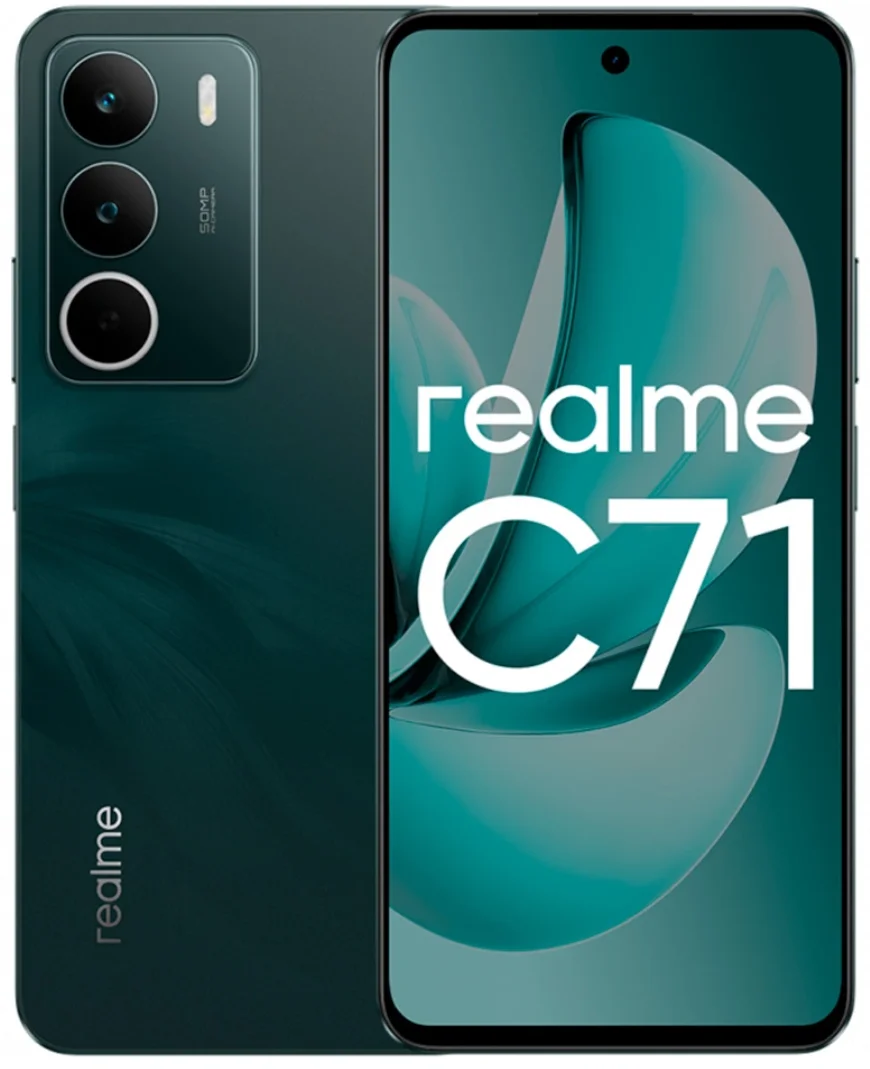 Смартфон Realme С71 8/256GB зеленый + подарок купить,NaN