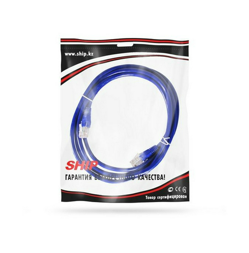 Патч Корд Ship S3025BL0200-P Cat.5e 2м синий