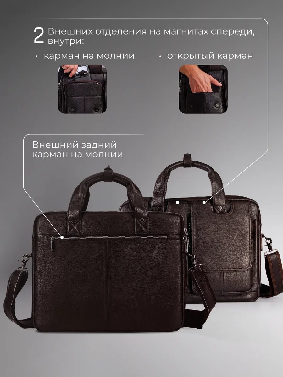 Мини-сумка Paulo John's натуральная кожа коричневый купить,NaN