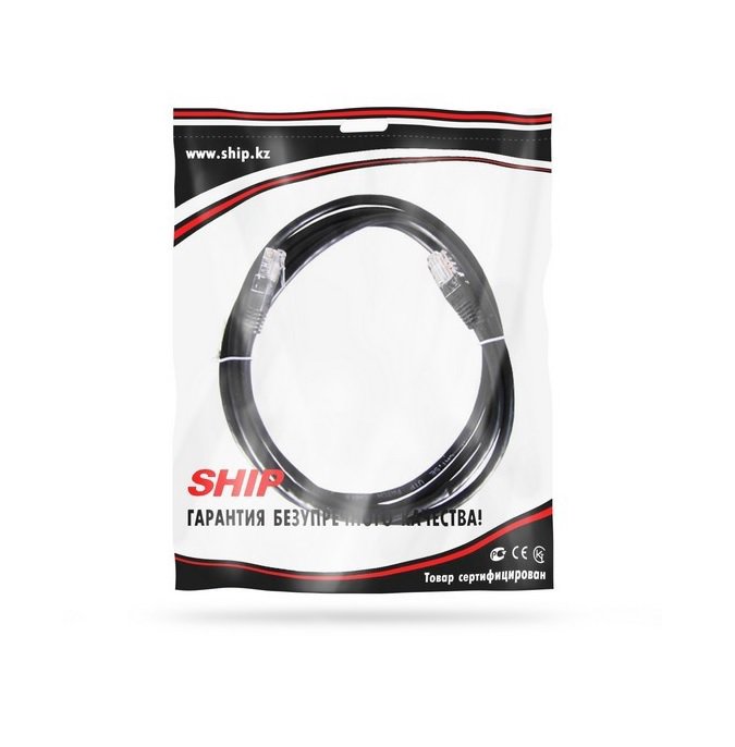 Патч Корд Ship S3025BK0300-P Cat.5e 3м черный - ForteMarket Патч Корд Ship S3025BK0300-P Cat.5e 3м черный купить,0