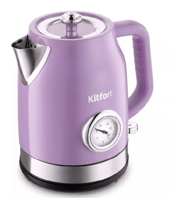 Электрочайник Kitfort KT-6147-1 1.7 л фиолетовый купить,NaN
