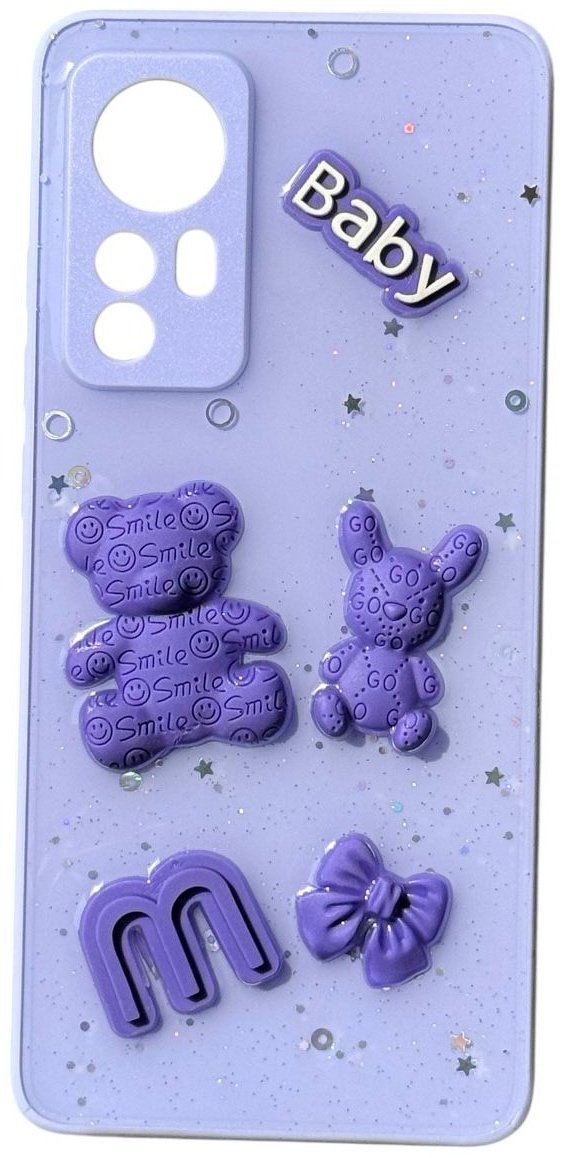 Чехол для Xiaomi 12 сиреневый купить,992