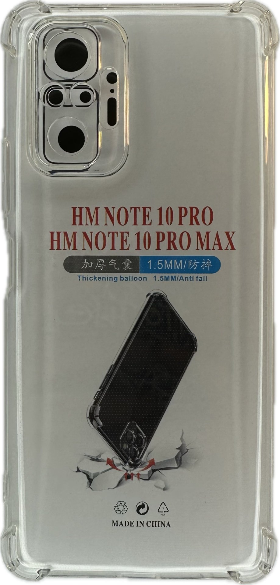 Чехол для Xiaomi Redmi Note 10 Pro прозрачный купить,582