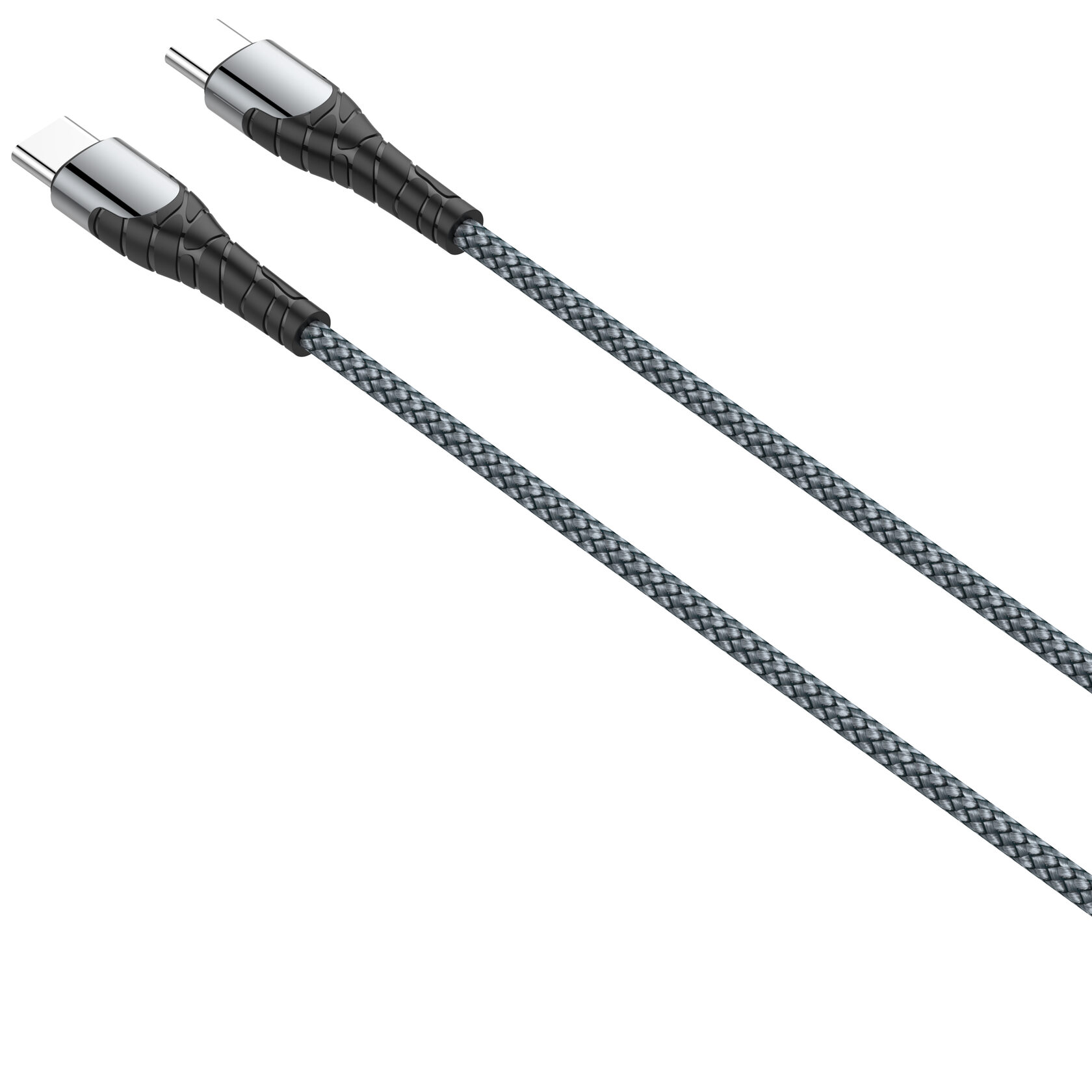 Кабель LDNIO Type-C — Type-C LC102 2м серый купить,NaN