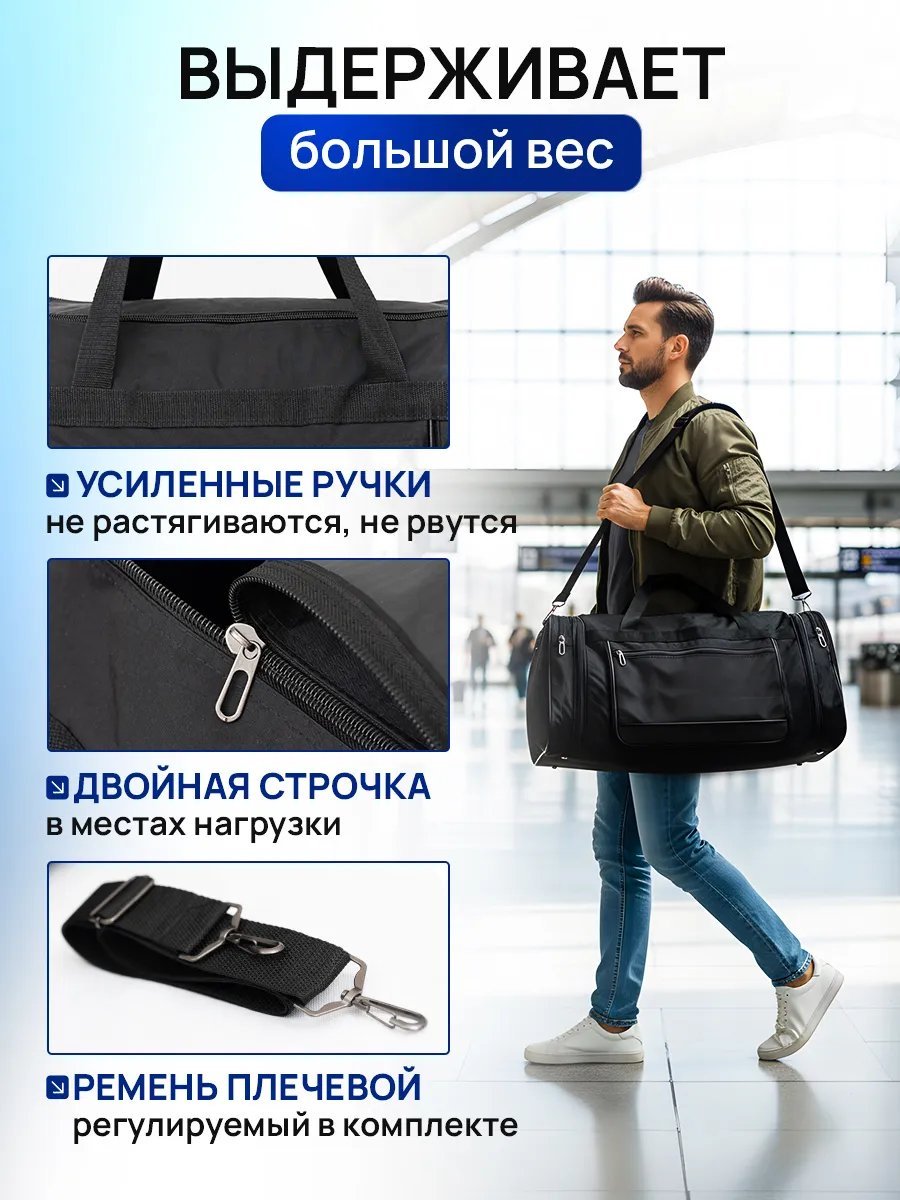 Мини-сумка Closely bags полиэстер черный