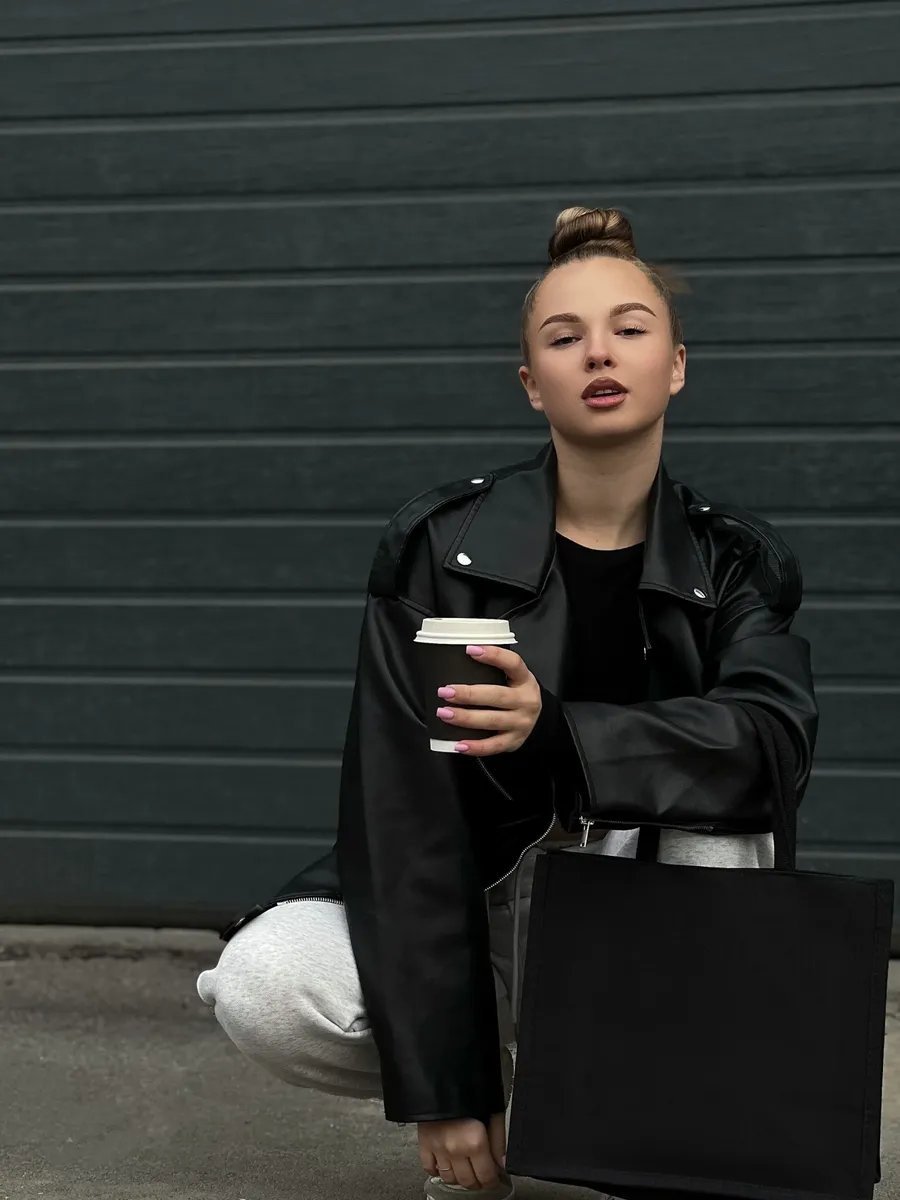 Сумка шоппер Bolso de Senora полиэстер черный