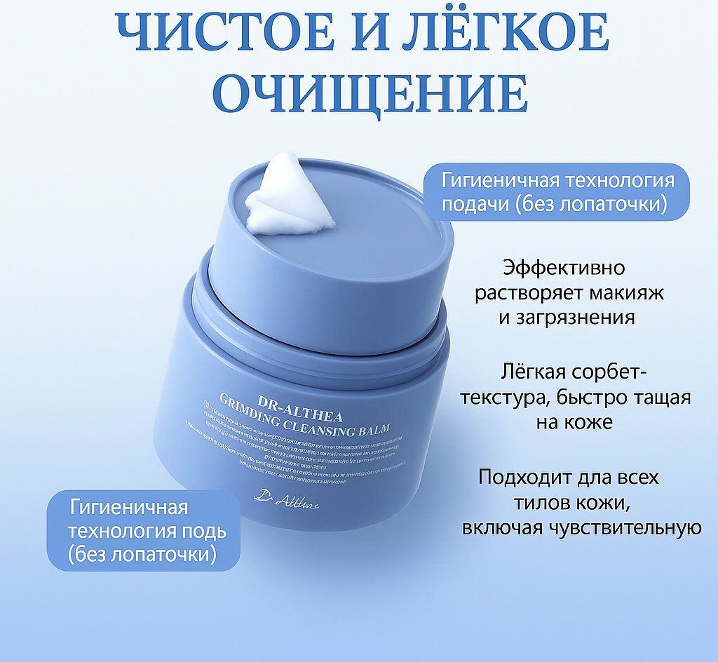 Dr. Althea Pore Refresh Grinding Cleansing Balm гидрофильный щербет 50 мл купить,7500