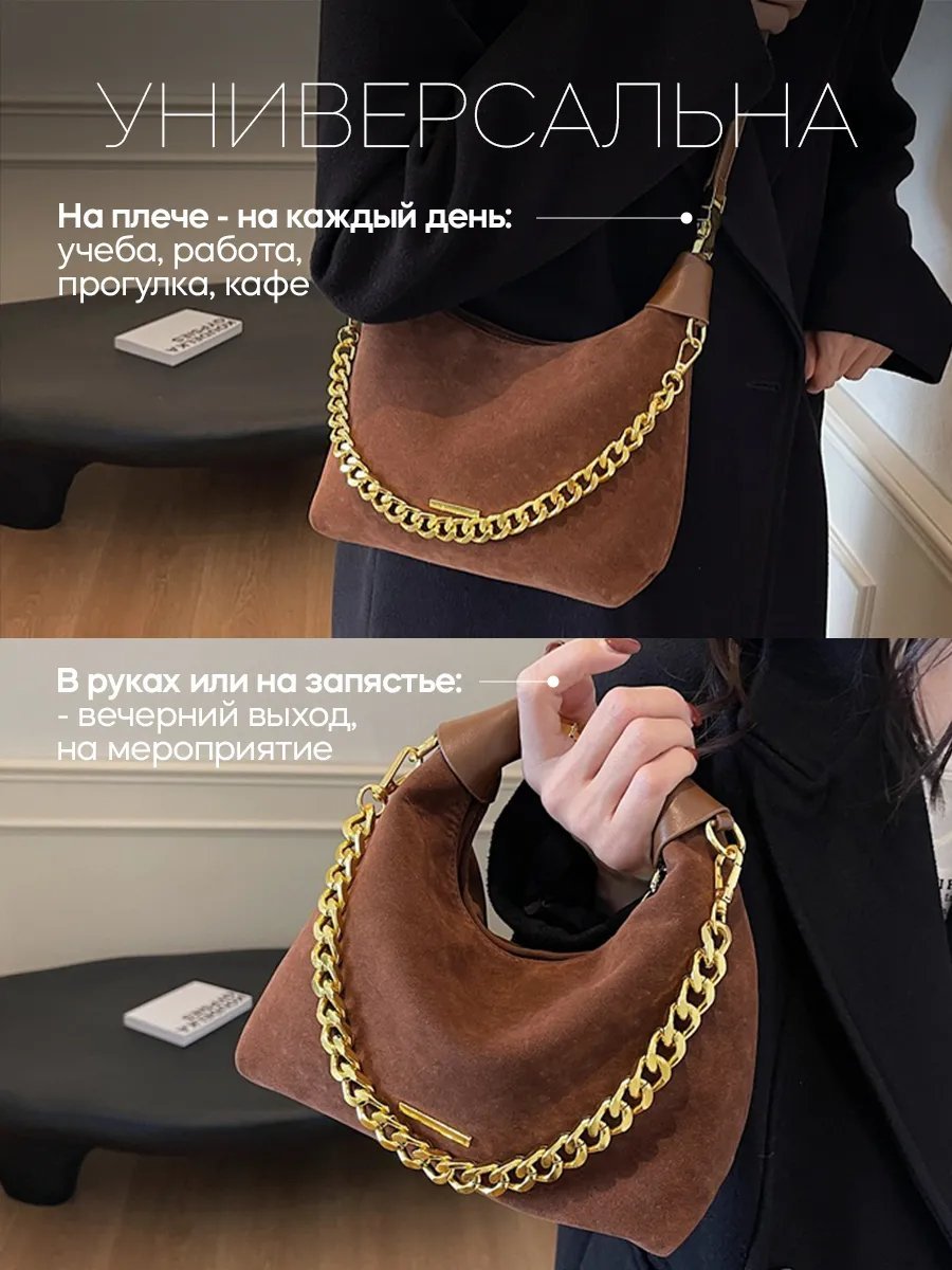 Сумка кросс-боди Katrins Way текстиль коричневый купить,NaN