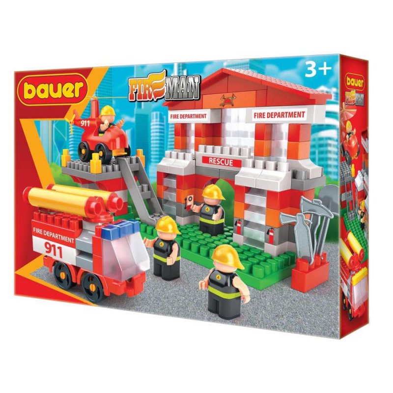 Конструктор Bauer Fireman Пожарная часть 742 купить,NaN