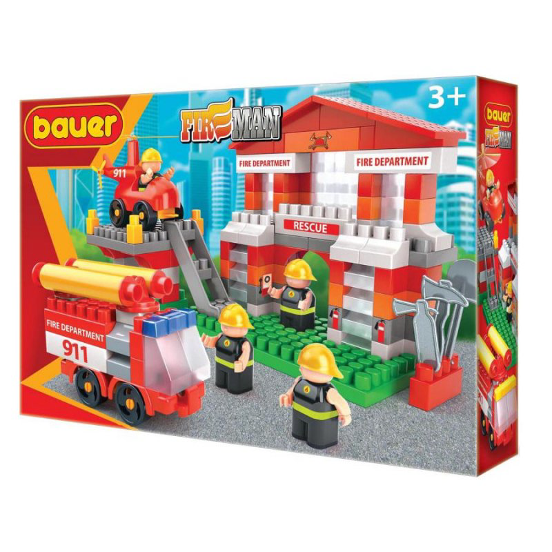 Конструктор Bauer Fireman Пожарная часть 742 купить,NaN