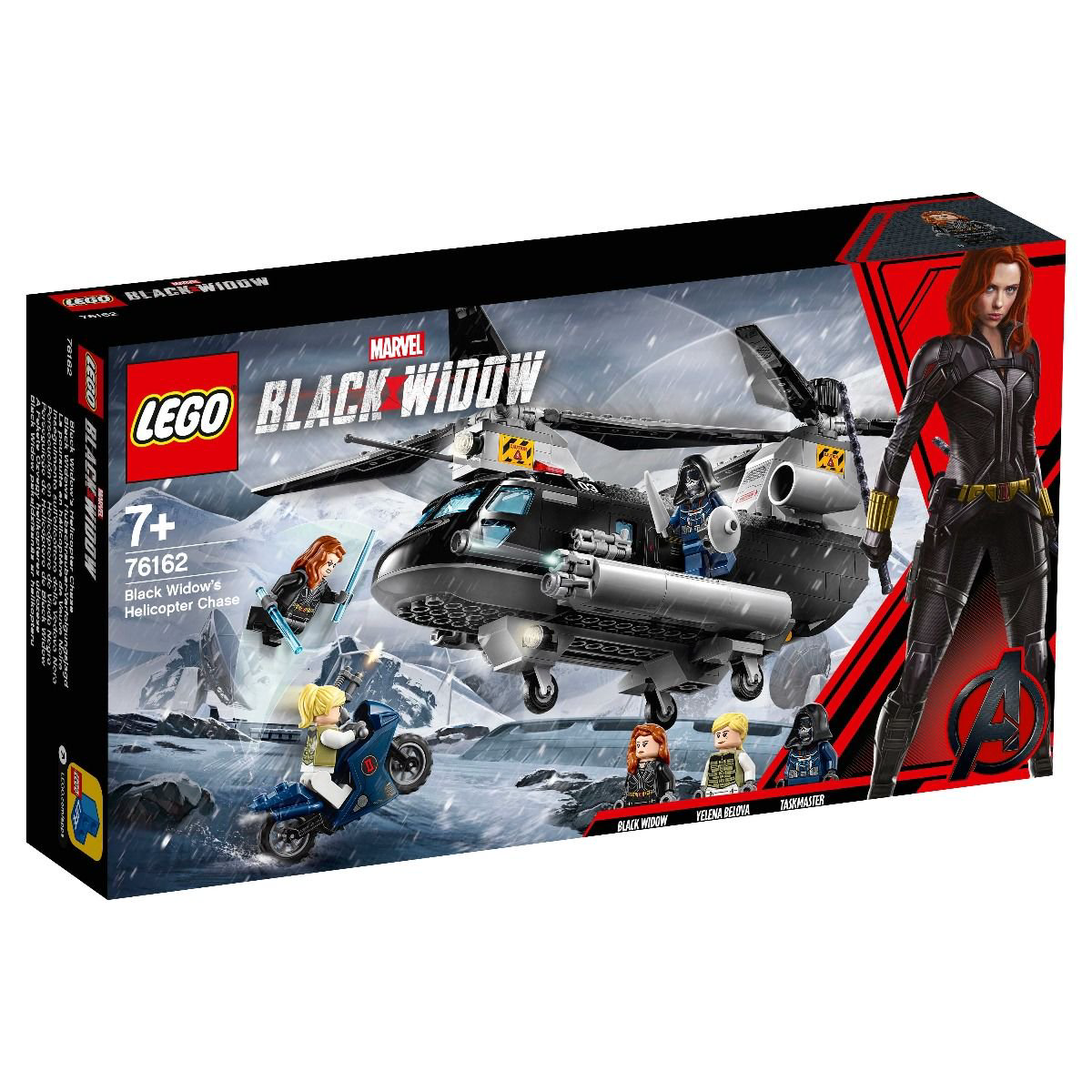 Конструктор Lego Super Heroes Погоня на вертолёте Чёрной вдовы 76162 купить,NaN