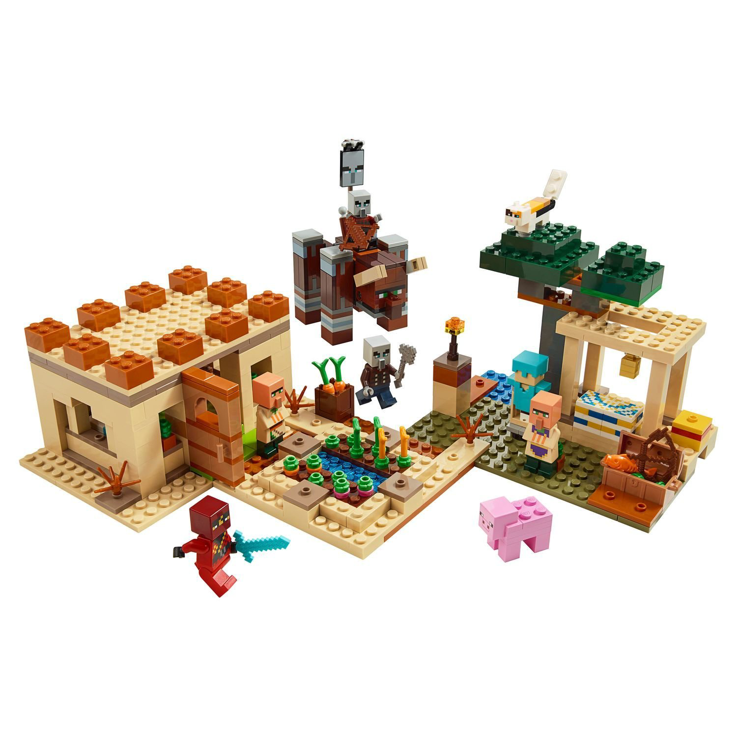Конструктор Lego Minecraft Патруль разбойников 21160 купить,NaN