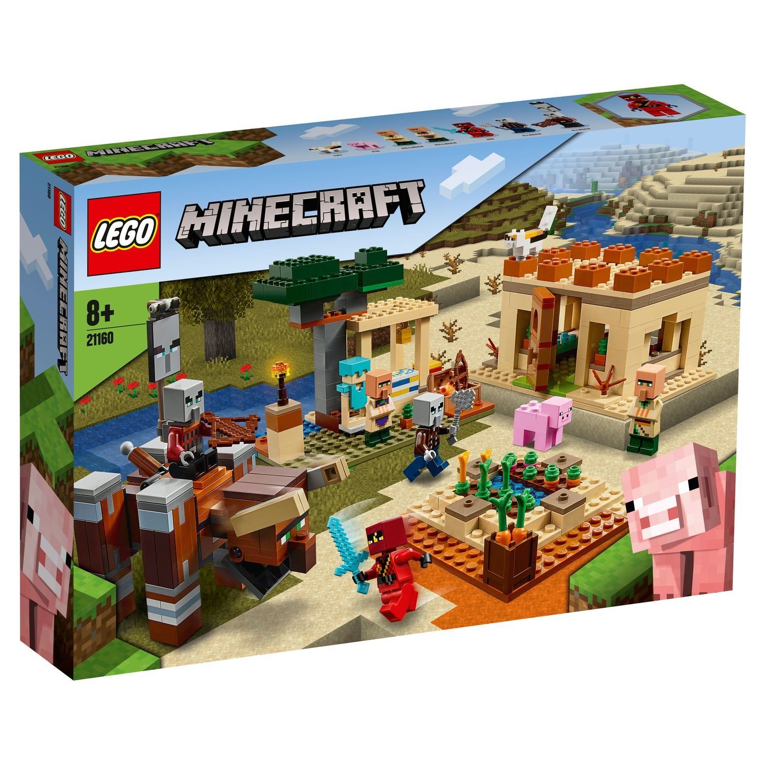 Конструктор Lego Minecraft Патруль разбойников 21160 купить,NaN