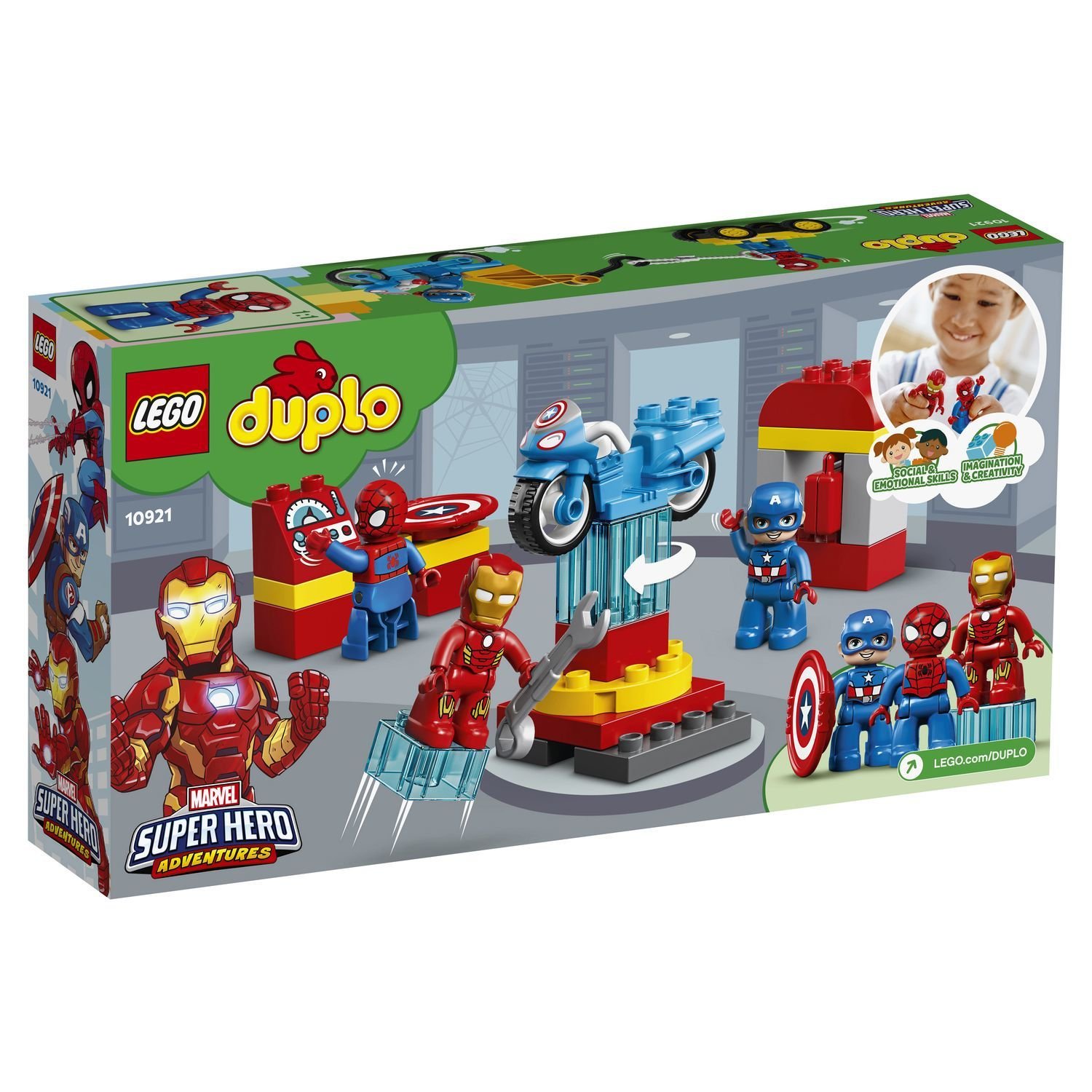 Конструктор Lego Duplo Лаборатория супергероев 10921 купить,NaN
