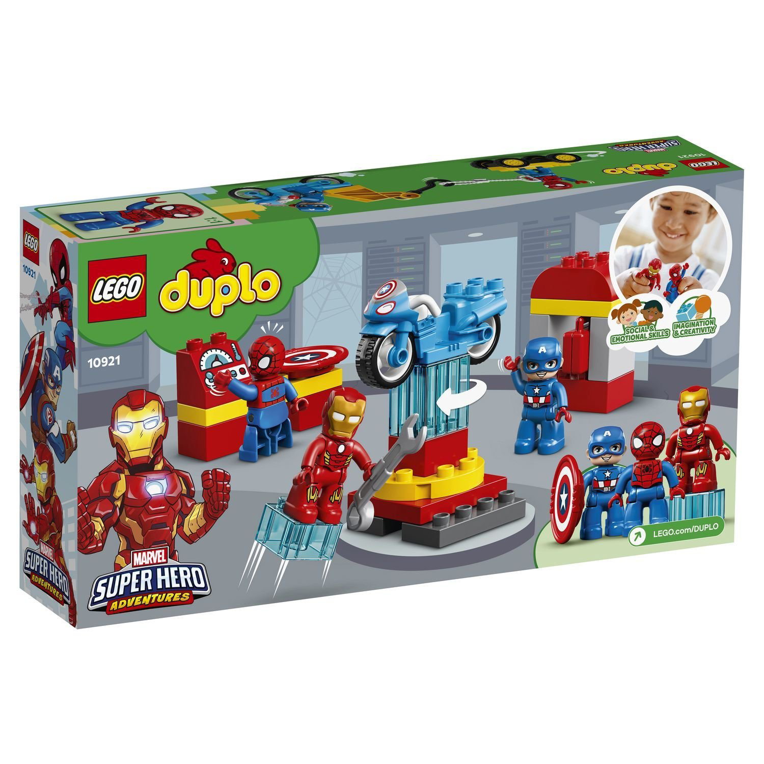 Конструктор Lego Duplo Лаборатория супергероев 10921 купить,NaN