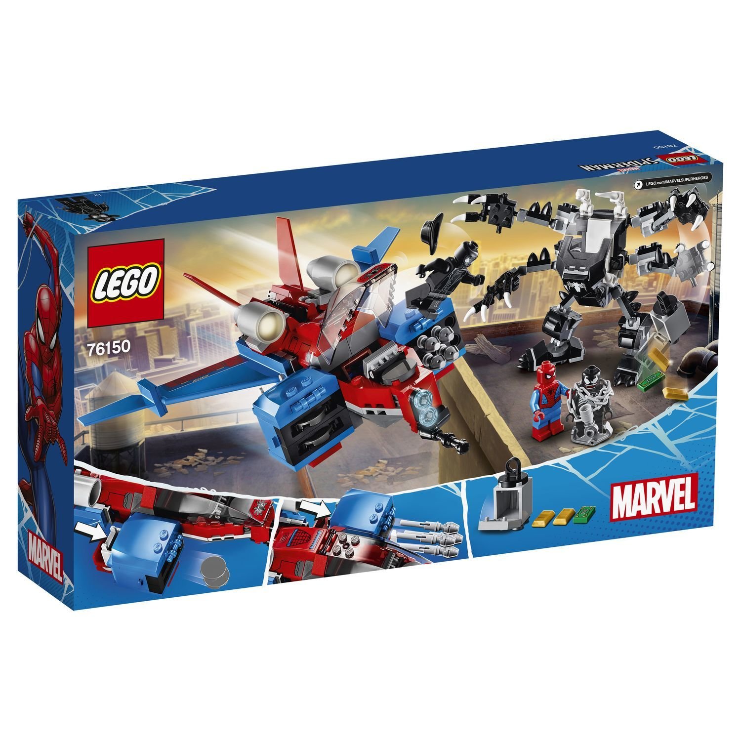Конструктор Lego Super Heroes Человека-Паука против Венома 76150 купить,NaN