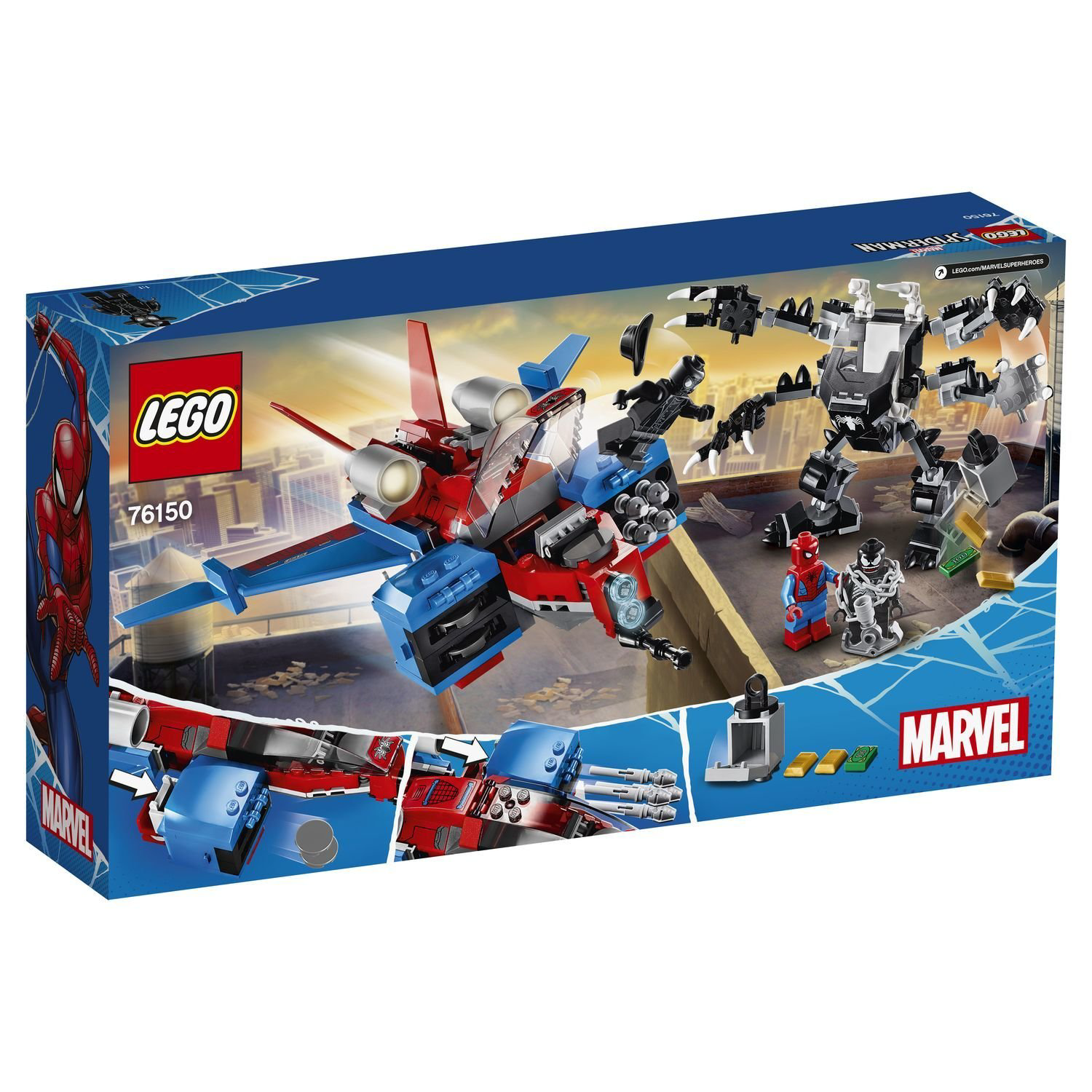 Конструктор Lego Super Heroes Человека-Паука против Венома 76150 купить,NaN