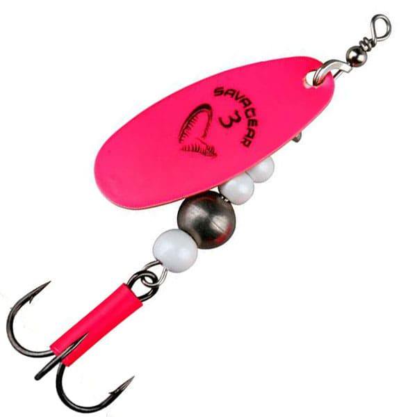 Вращающаяся блесна Savage Gear Caviar Spinner розовая купить,NaN