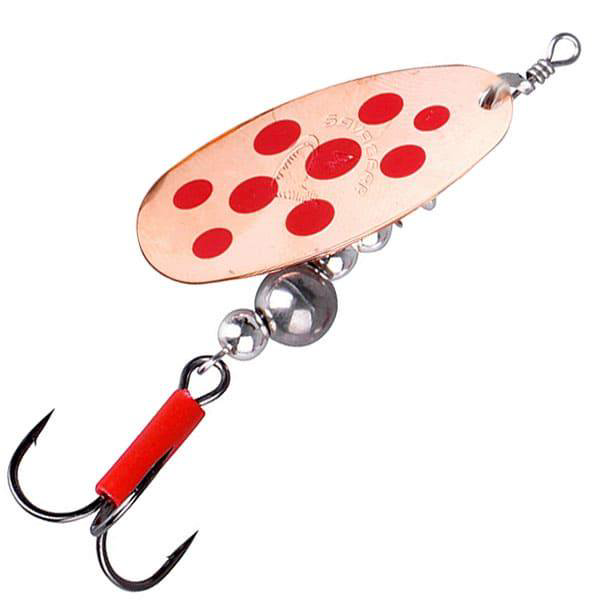 Вращающаяся блесна Savage Gear Caviar Spinner красно-белая купить,NaN