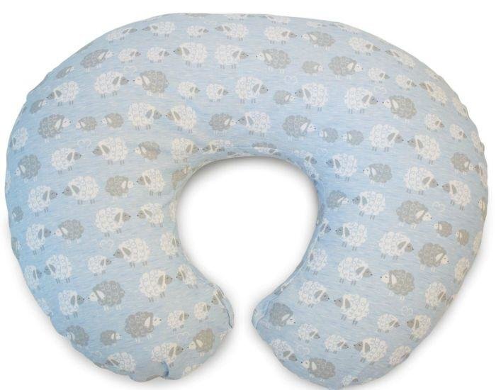 Подушка Chicco Boppy Soft Ship для кормления голубая купить,NaN
