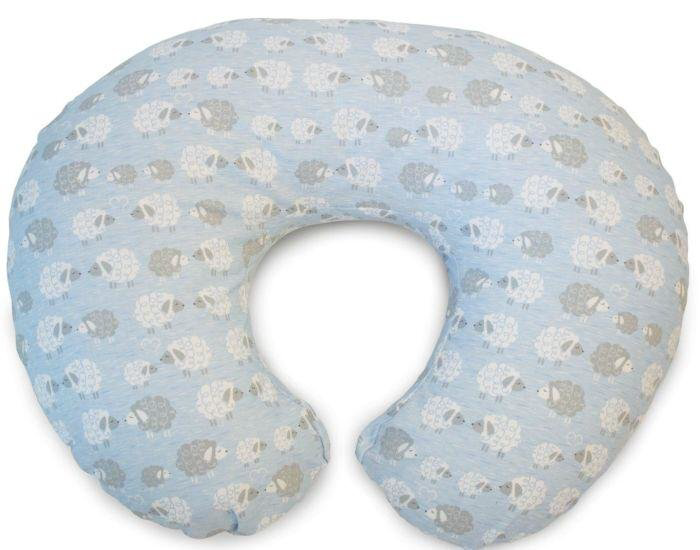 Подушка Chicco Boppy Soft Ship для кормления голубая купить,NaN