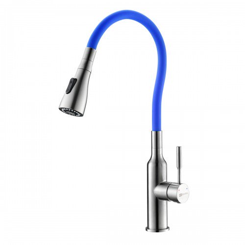 Смеситель Lemark Expert LM5082S сталь синяя купить,NaN