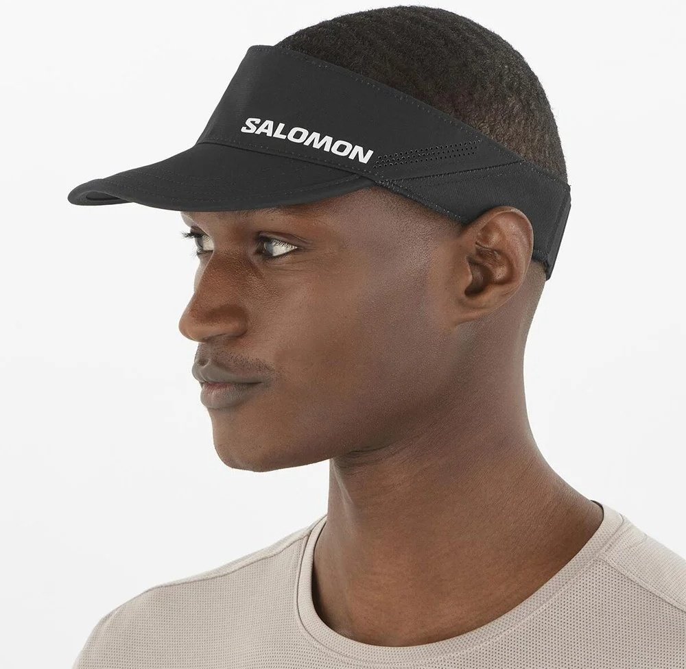 Козырек Salomon размер универсальный, черный
