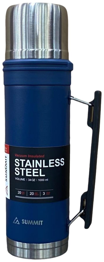 Классический термос Summit Vacuum Flask HY-1000-16 1 л синий