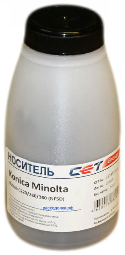 Девелопер, CET, CET8772-045, TN-321/322/324/711K/712, Для копиров KONICA MINOLTA Bizhub C220/280/360, 45г/бут. купить,NaN