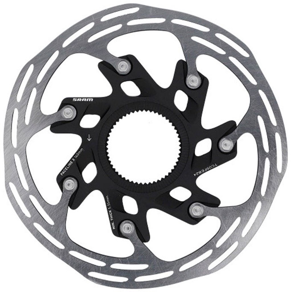 Тормоза SRAM Paceline X Center Lock 140mm (Includes Internal Tooled Lockring) Rounded 00.5018.235.002