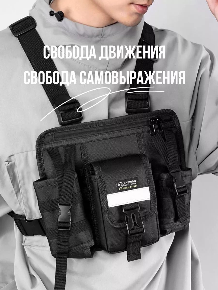 Сумка мессенджер USEFUL BAGS полиэстер черный купить,NaN