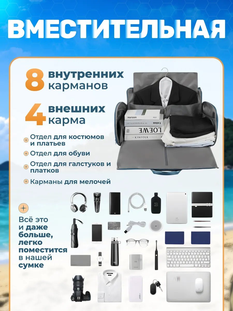 Мини-сумка MyLimo нейлон голубой купить,NaN