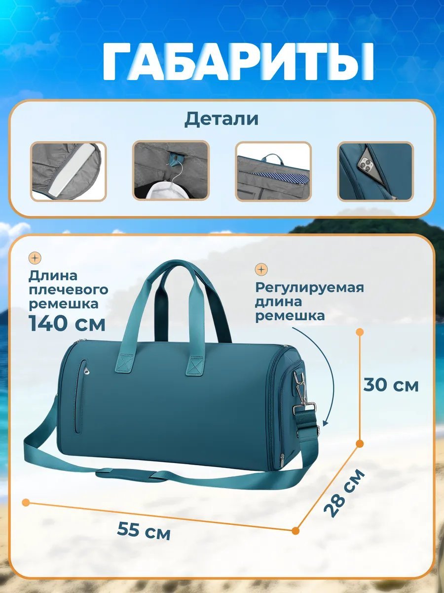 Мини-сумка MyLimo нейлон голубой купить,NaN
