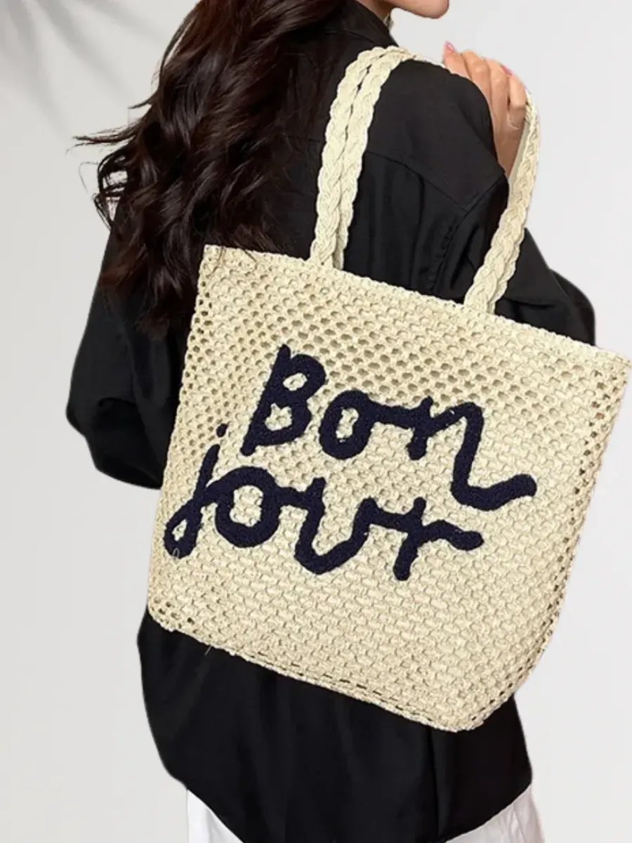 Сумка шоппер Bolso de Senora рафия бежевый купить,NaN