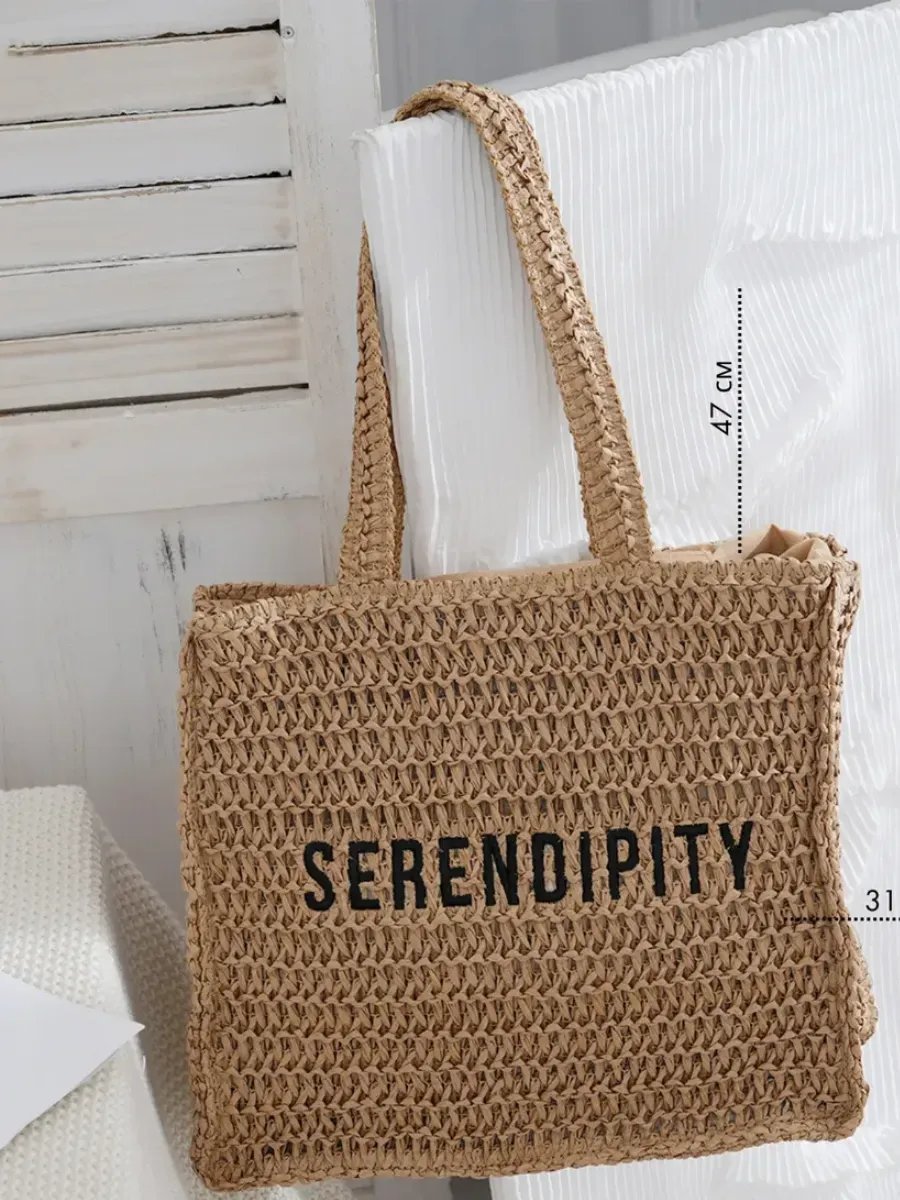 Сумка шоппер Bolso de Senora рафия бежевый купить,NaN