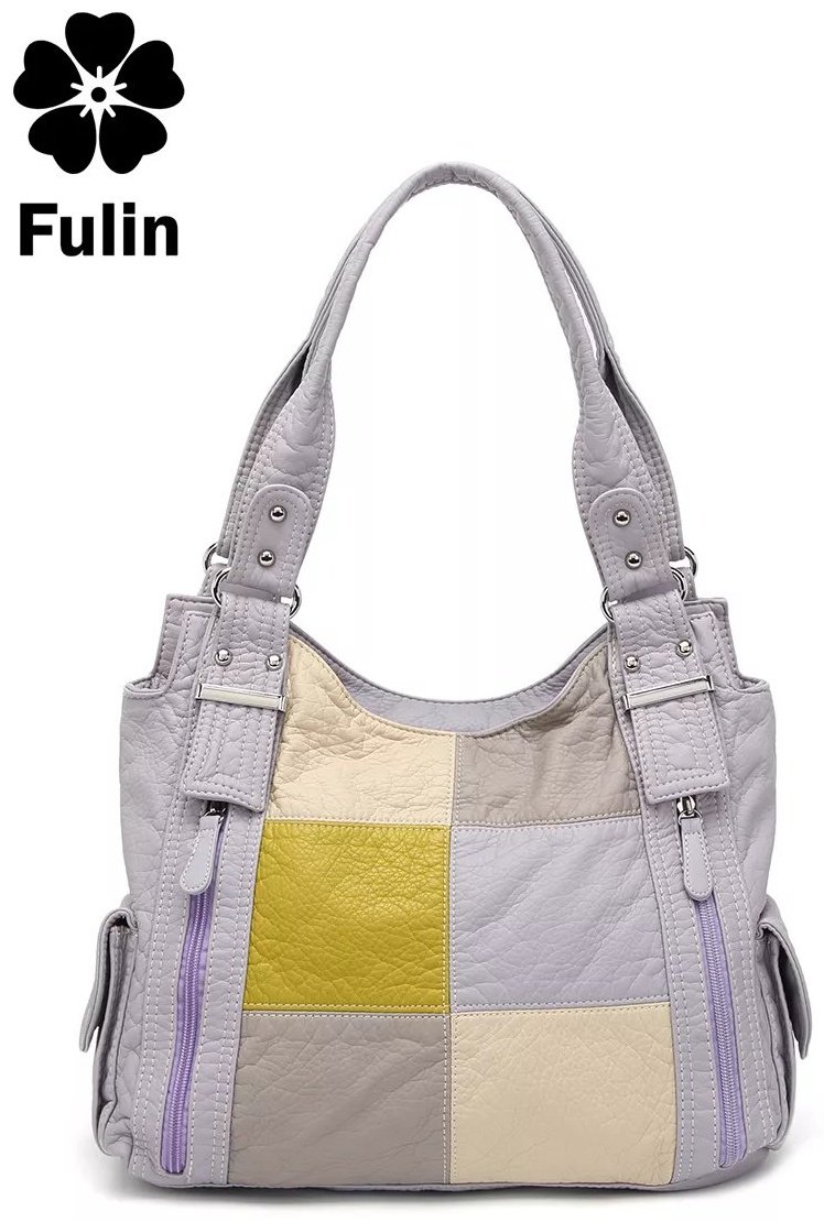 Сумка багет FULIN экокожа фиолетовый купить,NaN