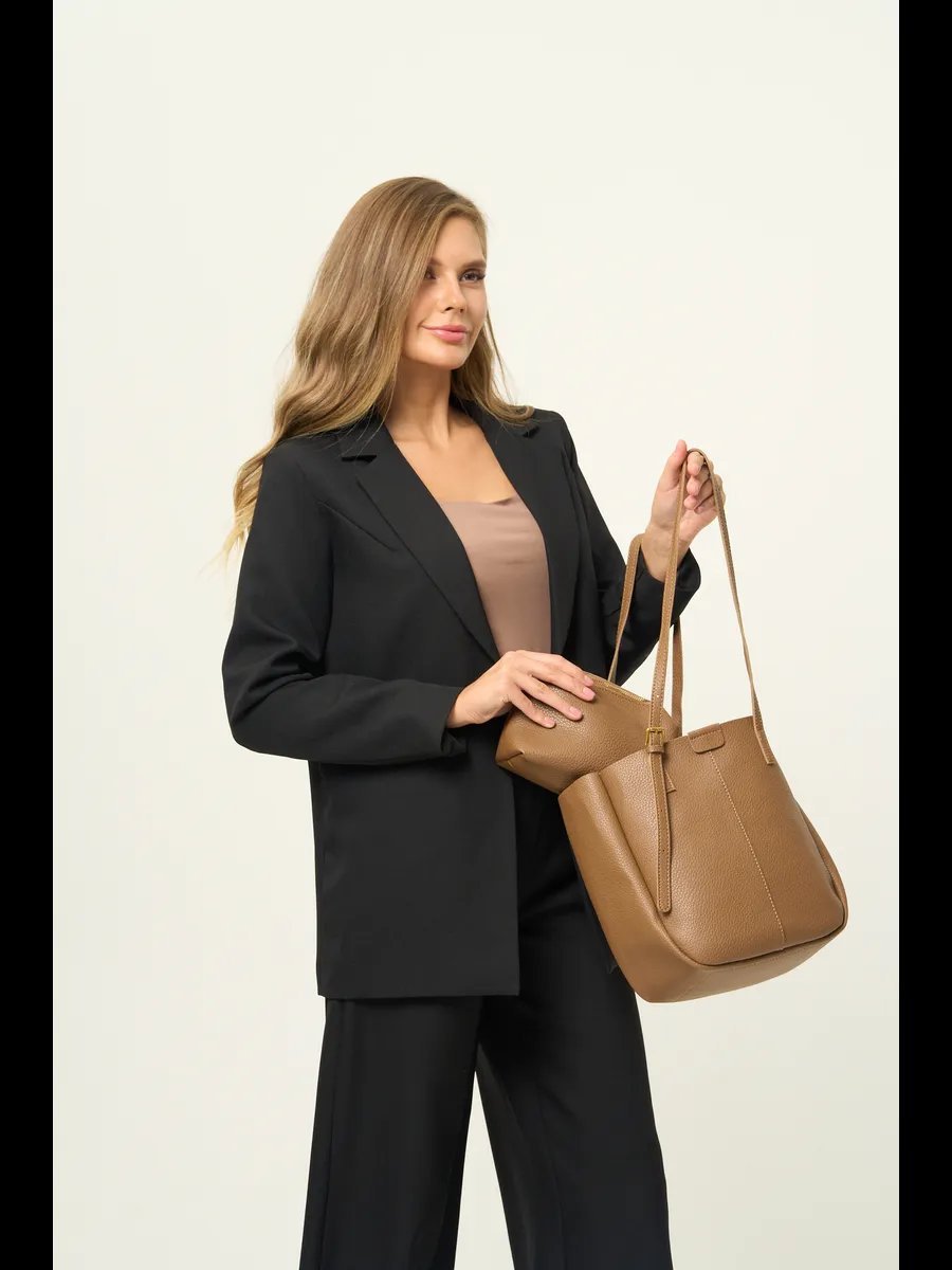 Мини-сумка AYS shop натуральная кожа коричневый купить,NaN