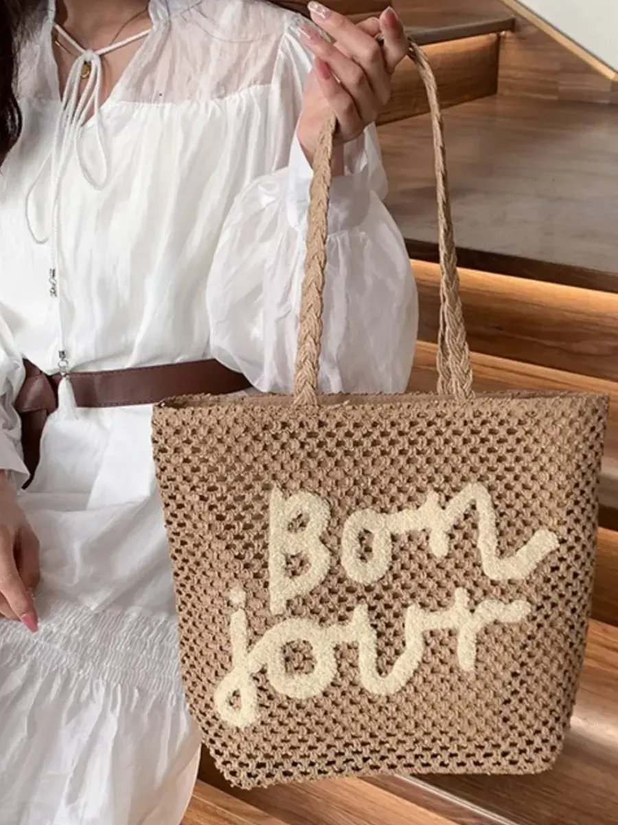 Сумка шоппер Bolso de Senora рафия бежевый купить,NaN