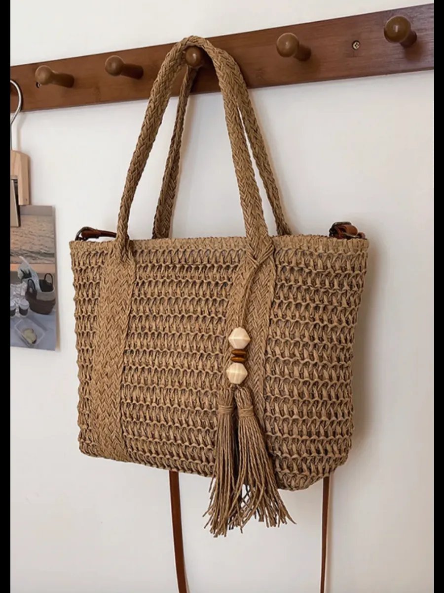 Мини-сумка SL'Bags рафия коричневый купить,NaN