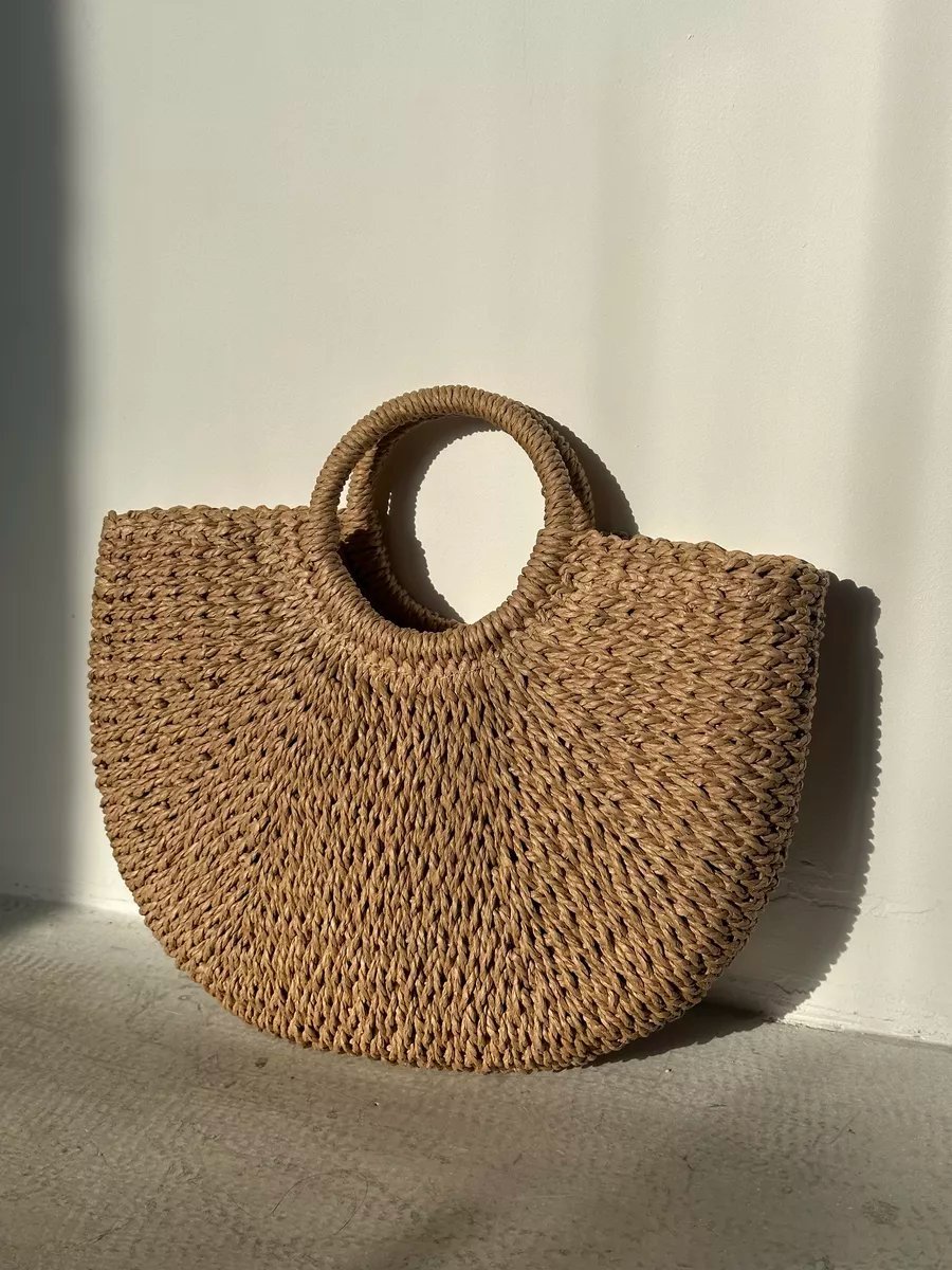 Мини-сумка SL'Bags хлопок коричневый купить,NaN
