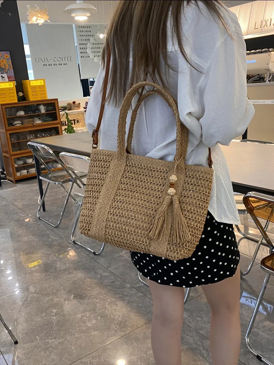 Мини-сумка SL'Bags рафия коричневый купить,NaN