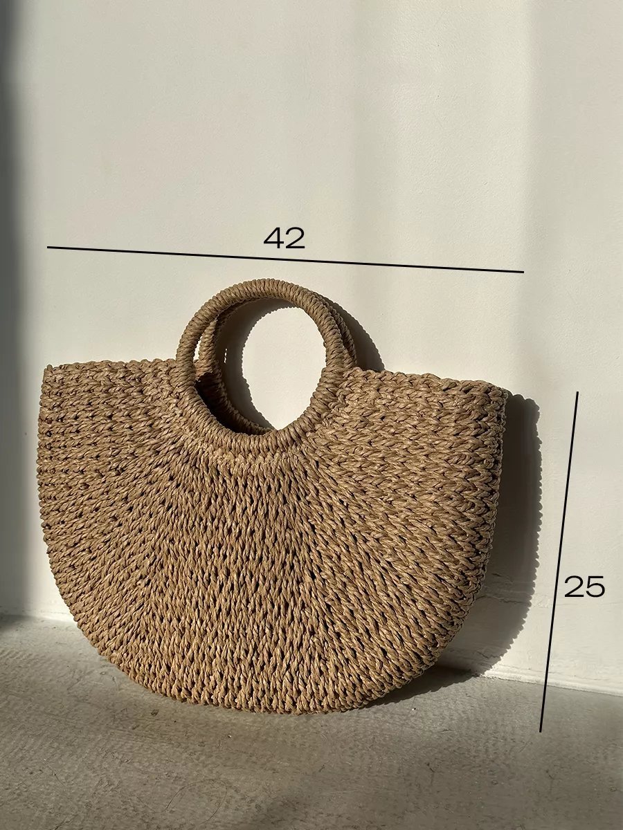 Мини-сумка SL'Bags хлопок коричневый купить,NaN