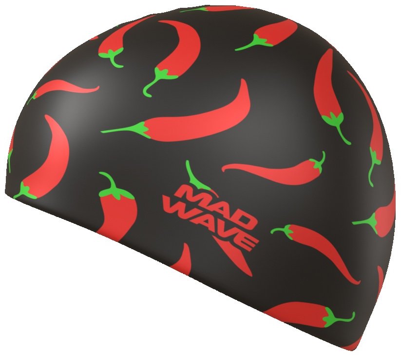 Шапочка Mad Wave M0553 29 0 01W черный универсальный