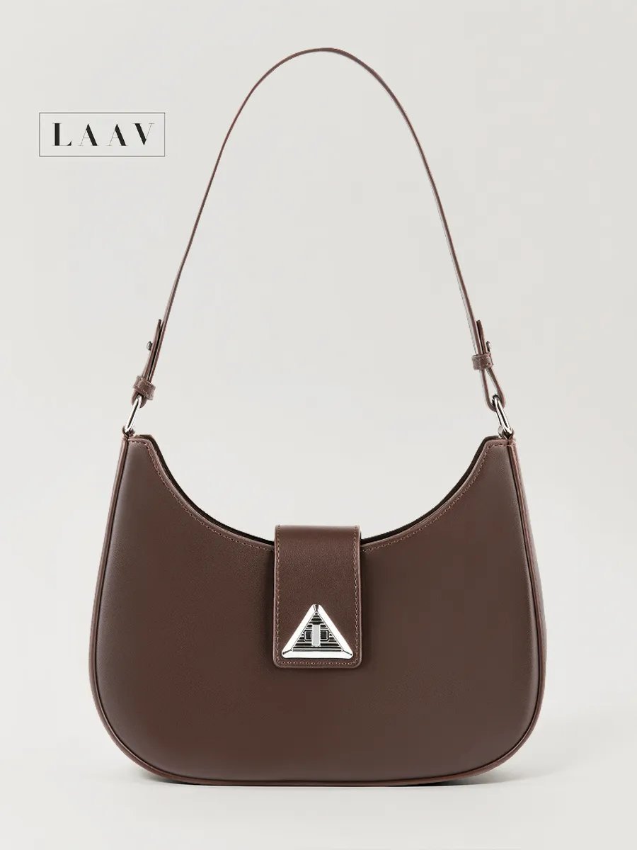 Сумка багет BAGY bags экокожа коричневый купить,NaN