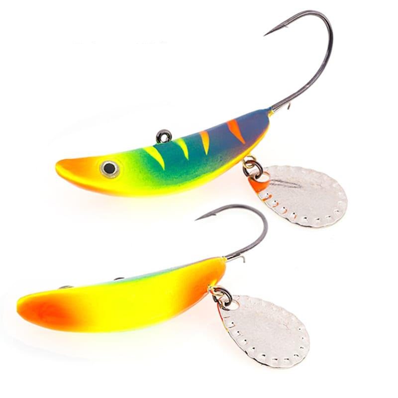 Мягкая приманка Akara Jig Spinner 40мм желто-зеленая купить,NaN