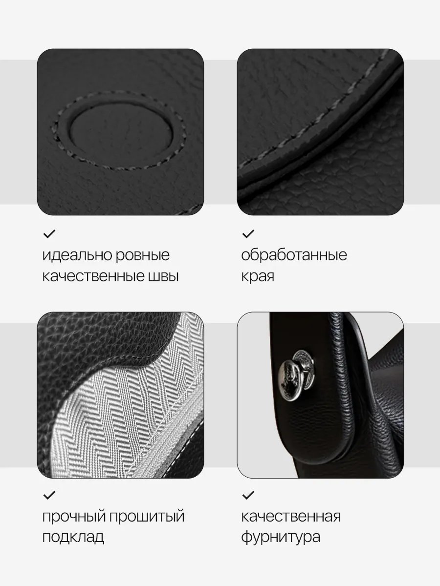 Сумка кросс-боди Katrins Way натуральная кожа черный купить,NaN