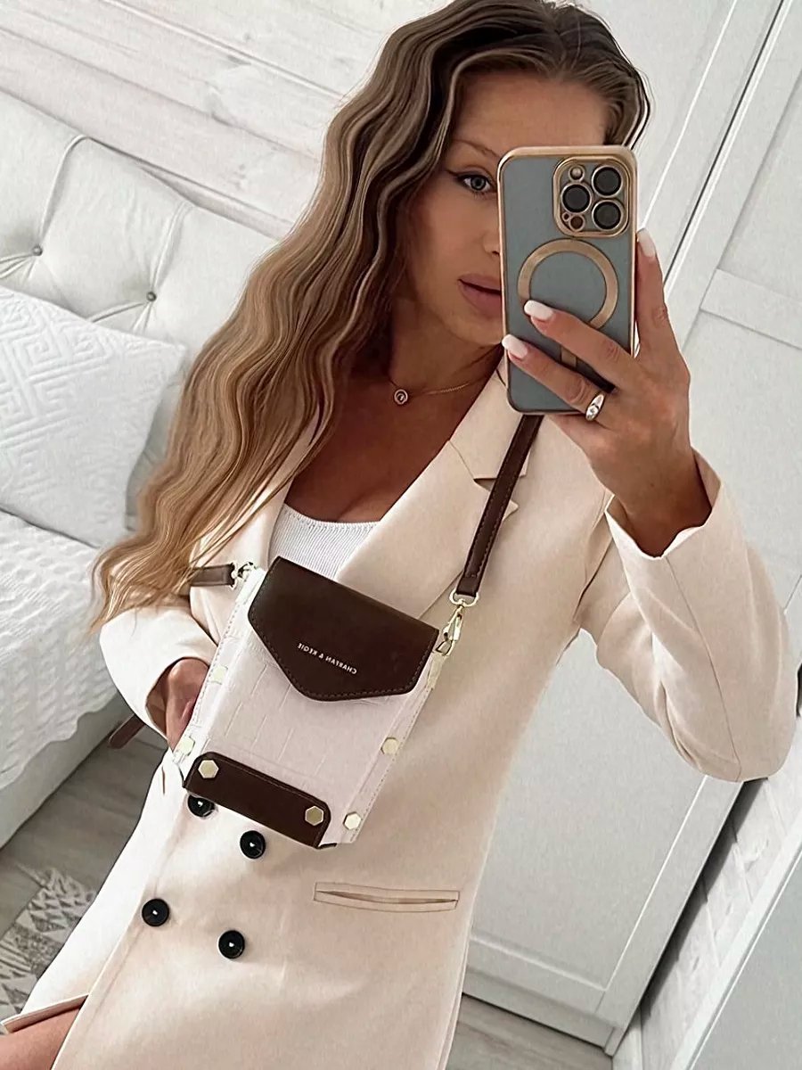 Сумка кросс-боди Modnaya Tochka экокожа белый купить,NaN