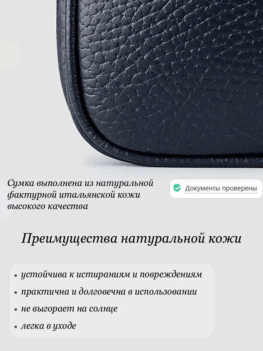Сумка кросс-боди Barsalini Land натуральная кожа синий купить,NaN