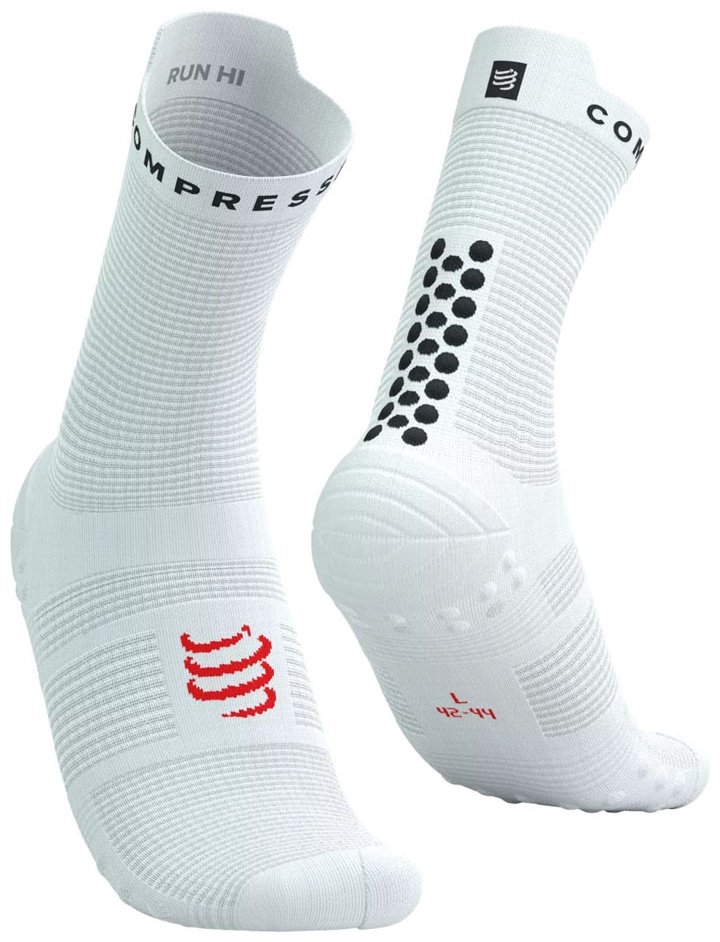 Носки Compressport 1 пара белый T4 (45-47)